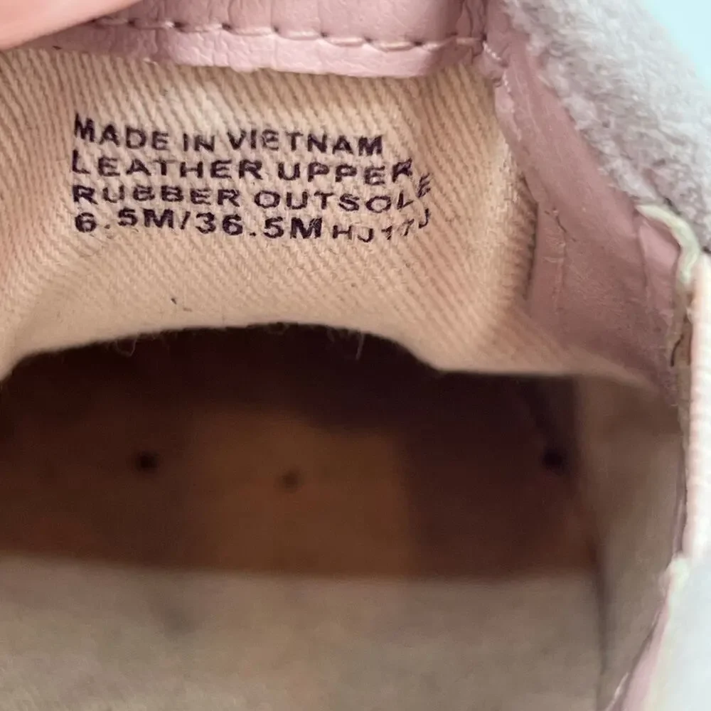 Michael Kors Keaton Womens Slip On Leather Comfort Sneakers Blush Pink size 6.5